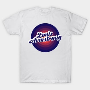LOUIS ARMSTRONG - BLURN CIRCLE T-Shirt